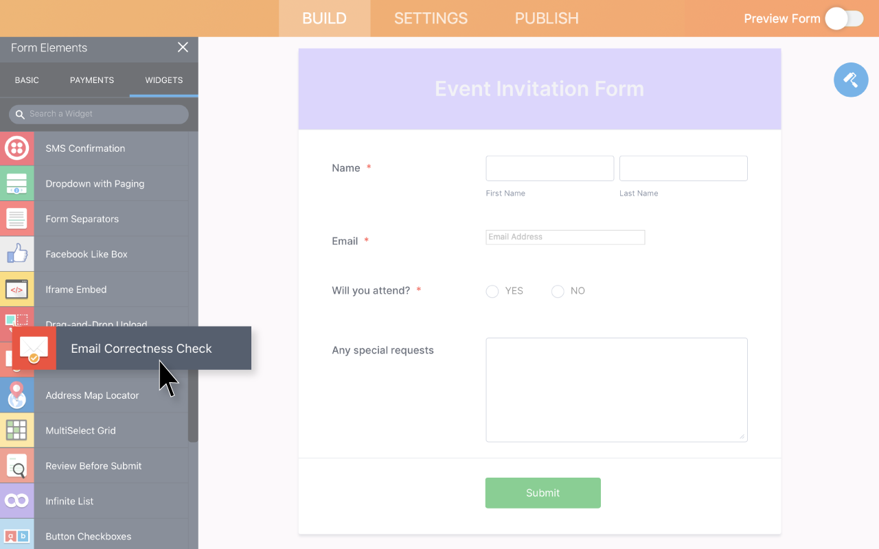 Email Correctness Check Screenshot 2