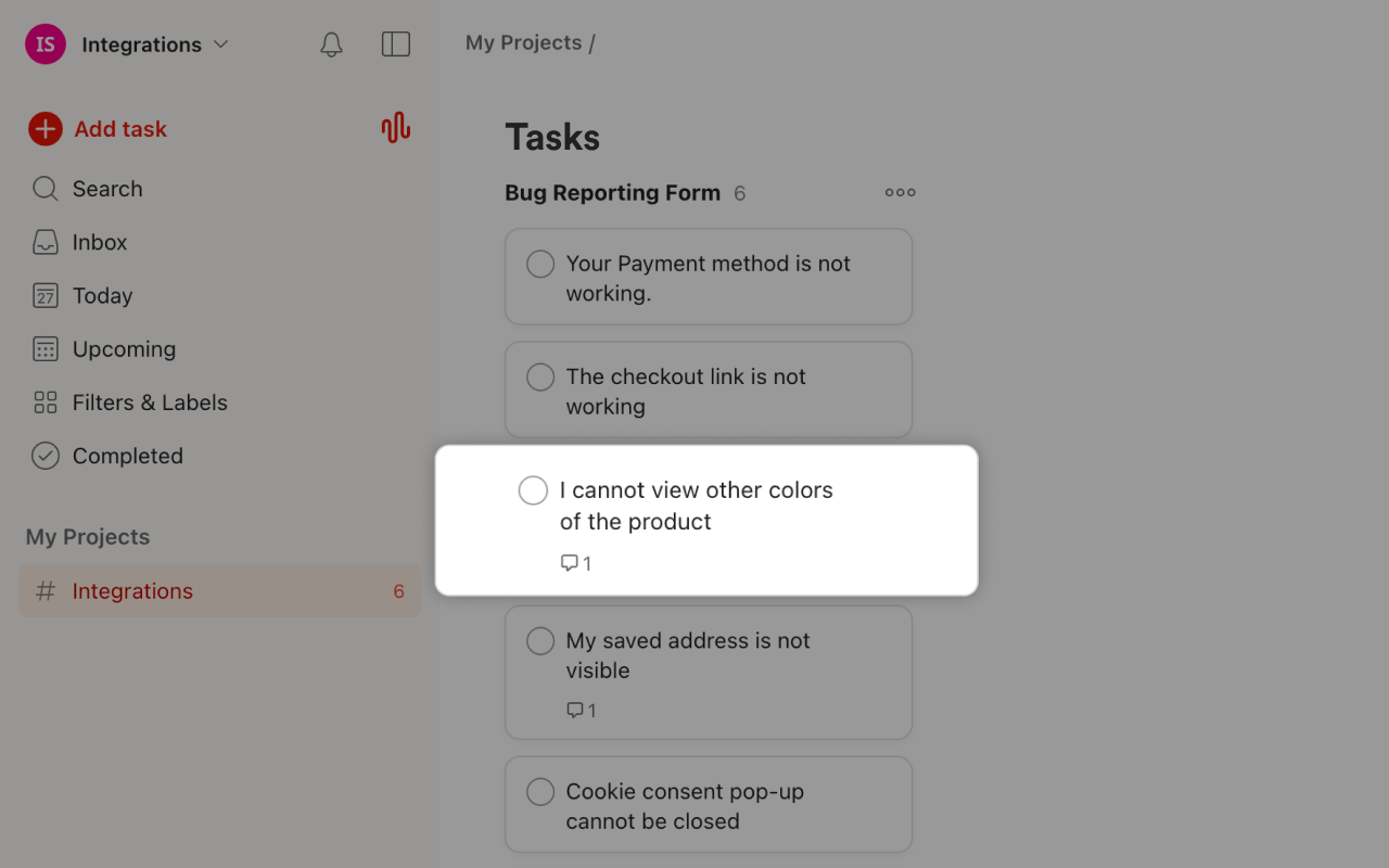 Todoist Screenshot 5