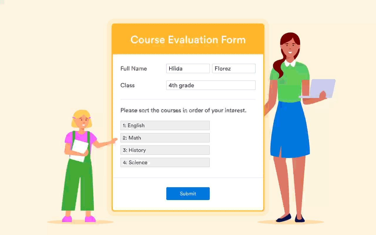 Orderable List Screenshot 1