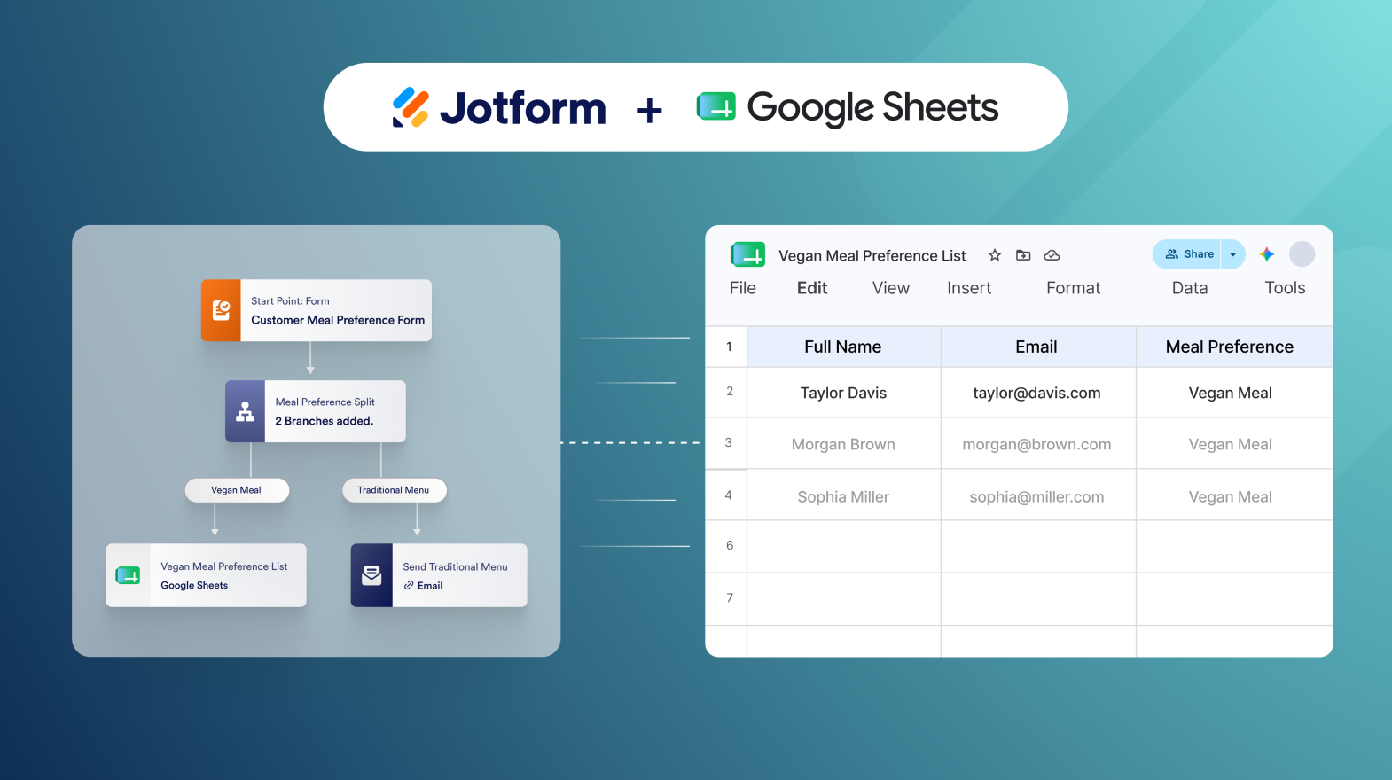 Google Sheets Screenshot 1