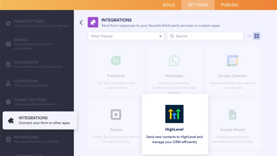 HighLevel Screenshot 2