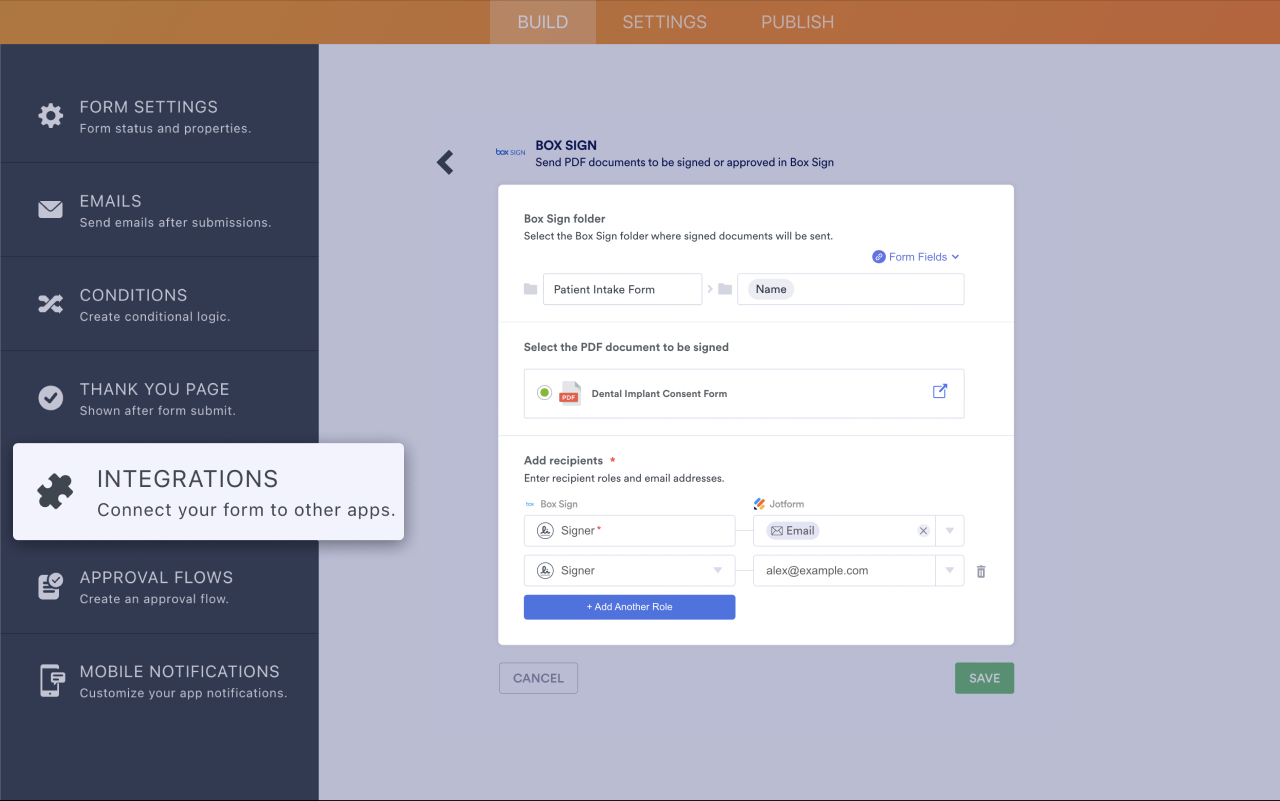 Jotform Box Sign Integration | Log In And Integrate Box Sign With Jotform