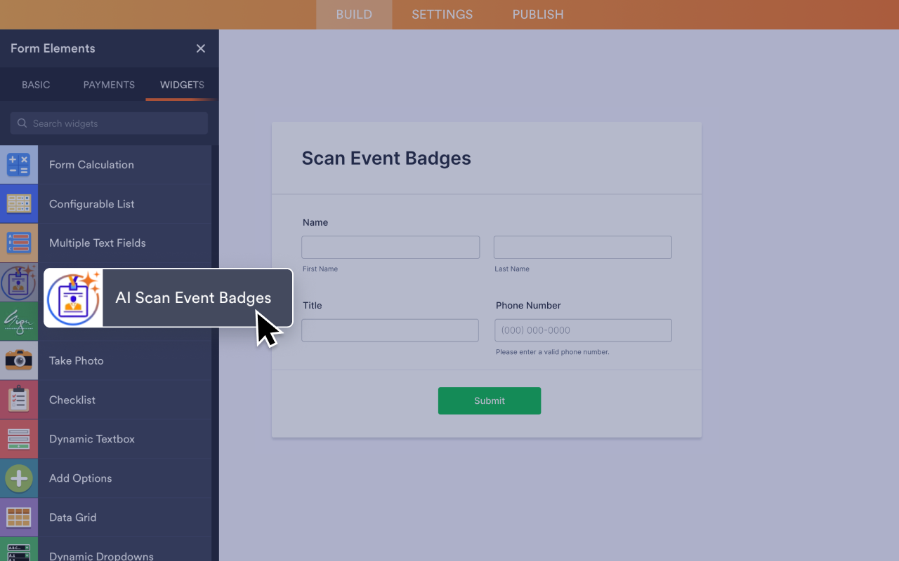 AI Scan Event Badges Screenshot 2