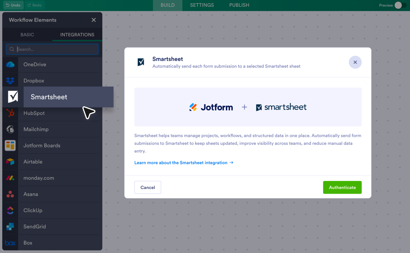 Smartsheet Screenshot 3