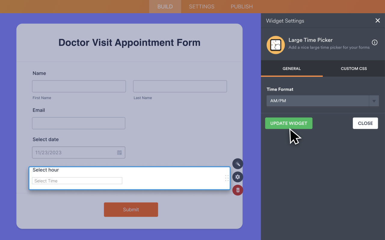 Large Time Picker Screenshot 3