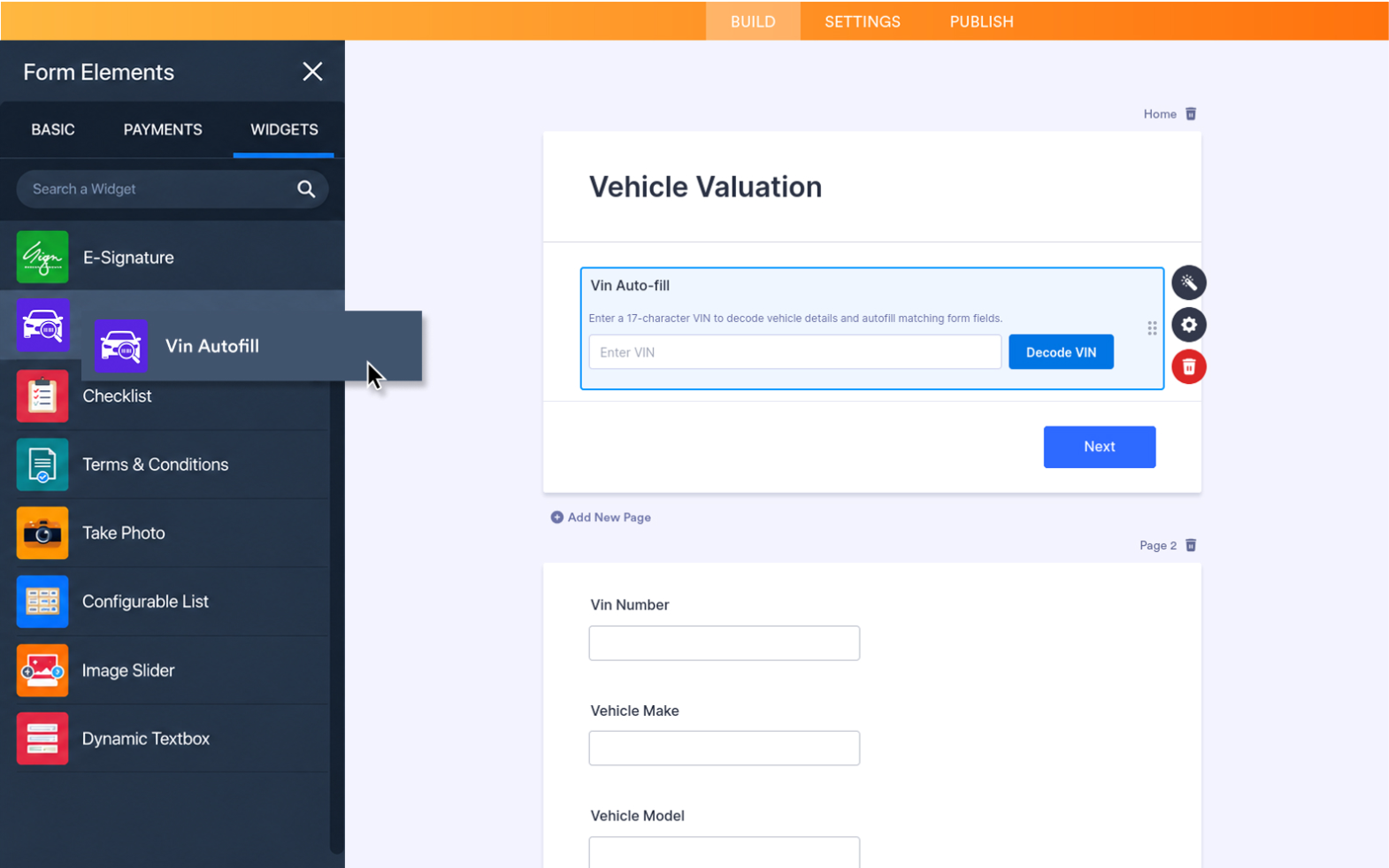 VIN Autofill Screenshot 2