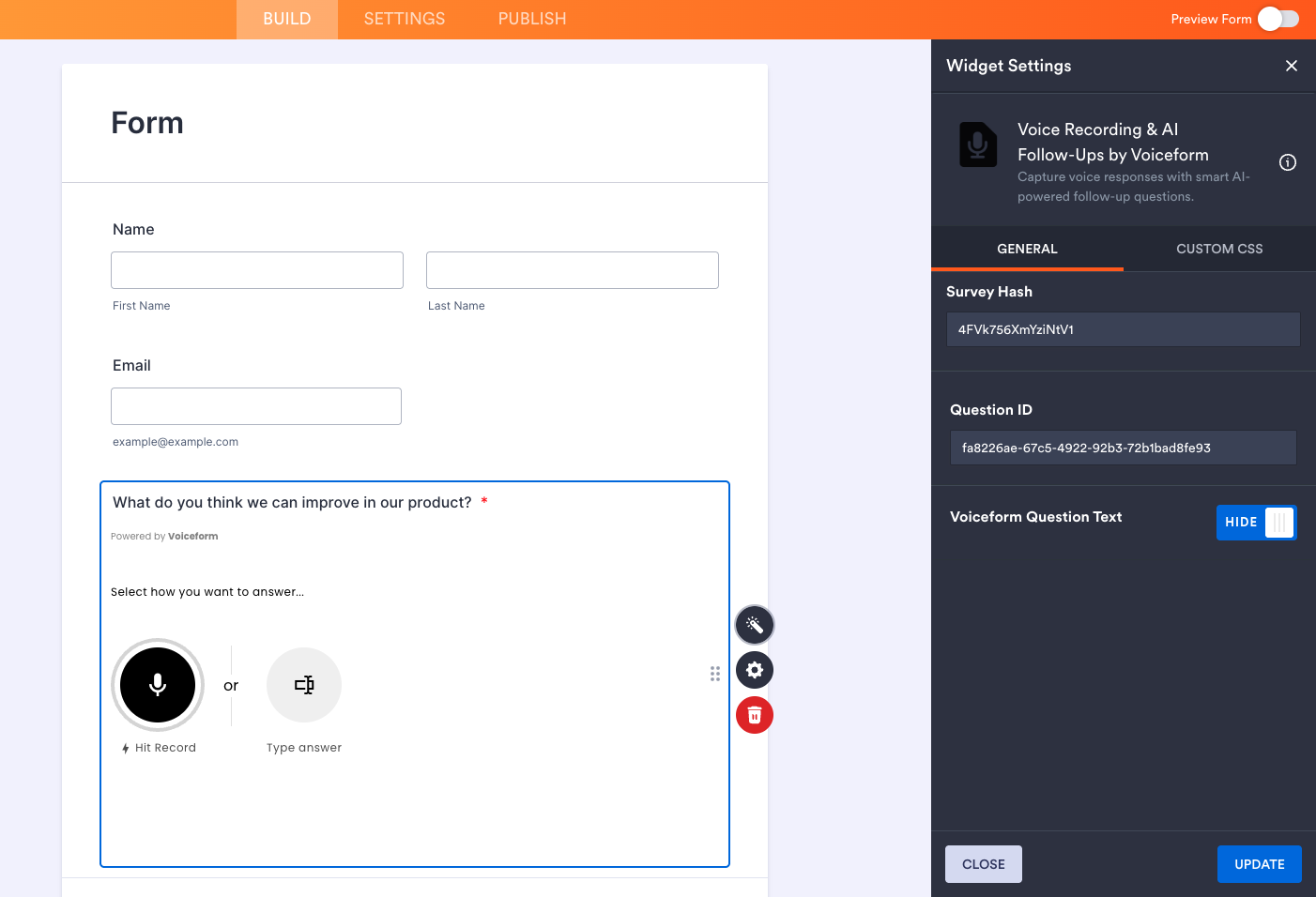 Voice Recording & AI Follow Ups by Voiceform Screenshot 2