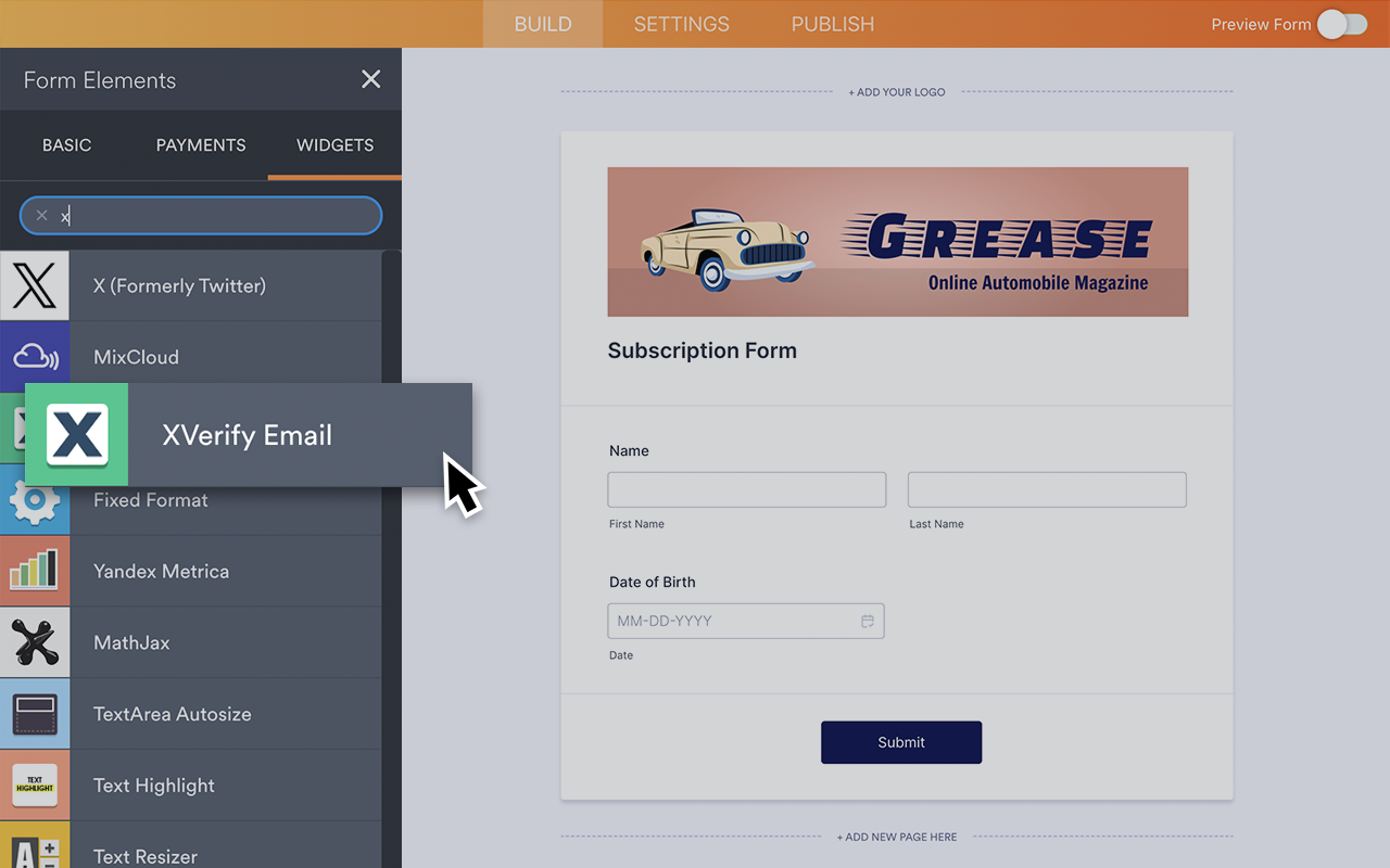 XVerify Email Screenshot 2