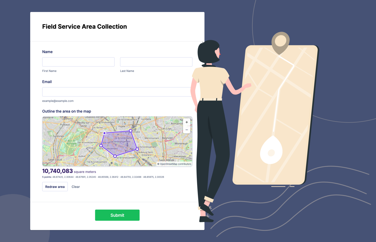 Map Area Selector Screenshot 1