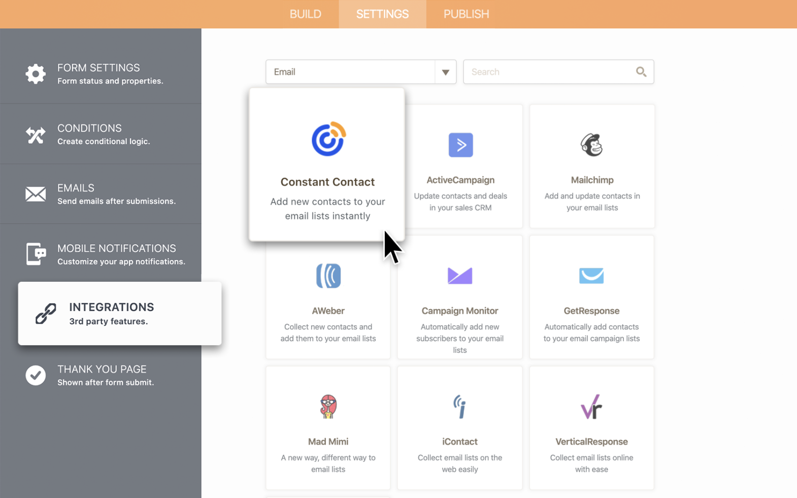 Constant Contact Screenshot 2
