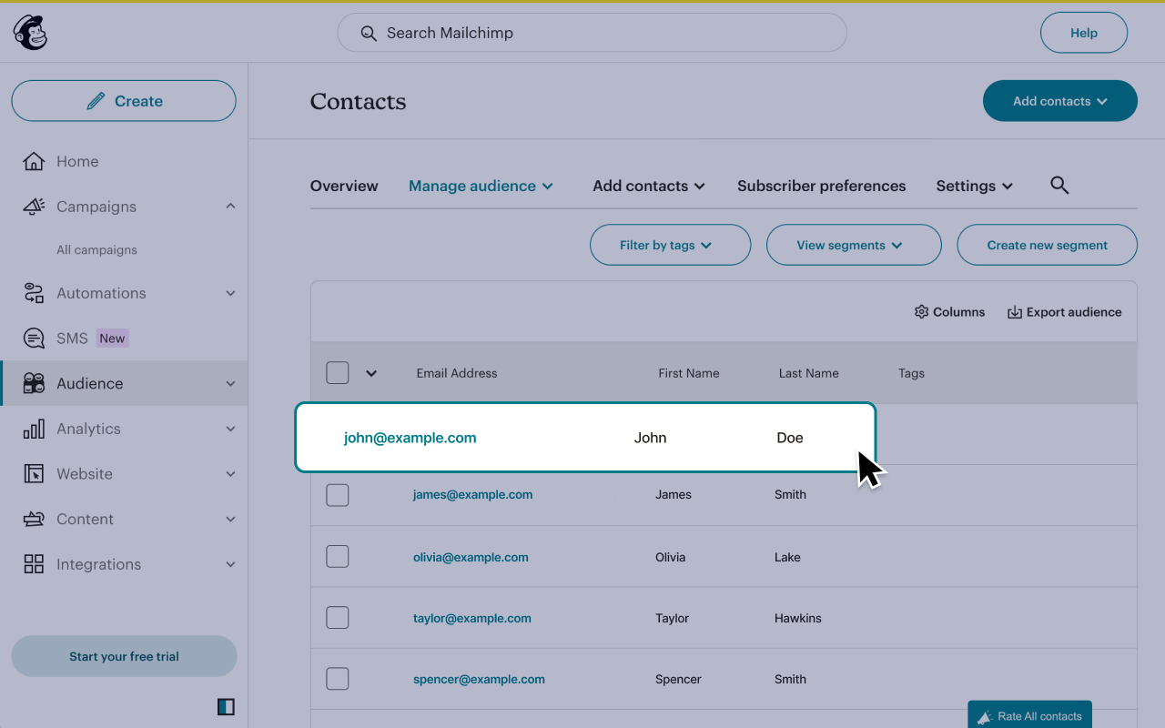 Mailchimp Screenshot 5