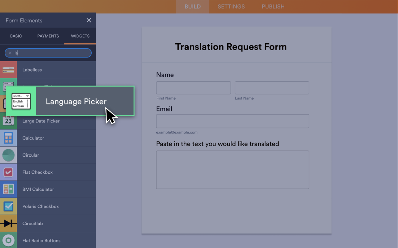 Language Picker Screenshot 2
