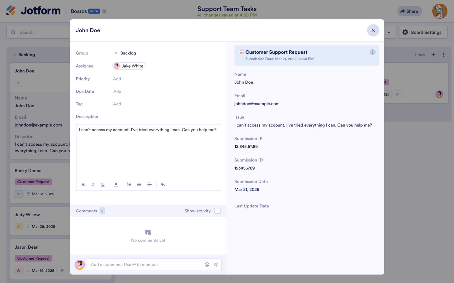 Jotform Boards Screenshot 4
