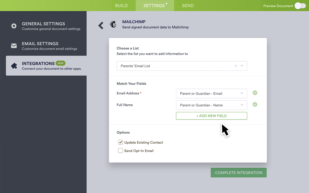 Mailchimp Screenshot 3