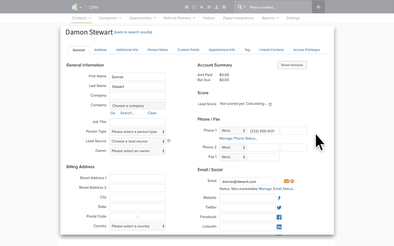 Keap Integration Screenshot 4