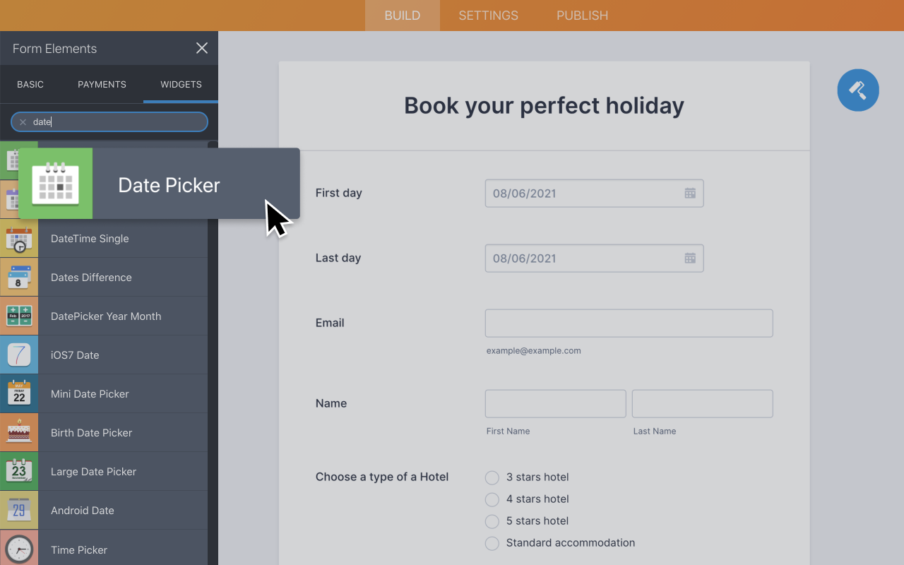 Date Picker Screenshot 2