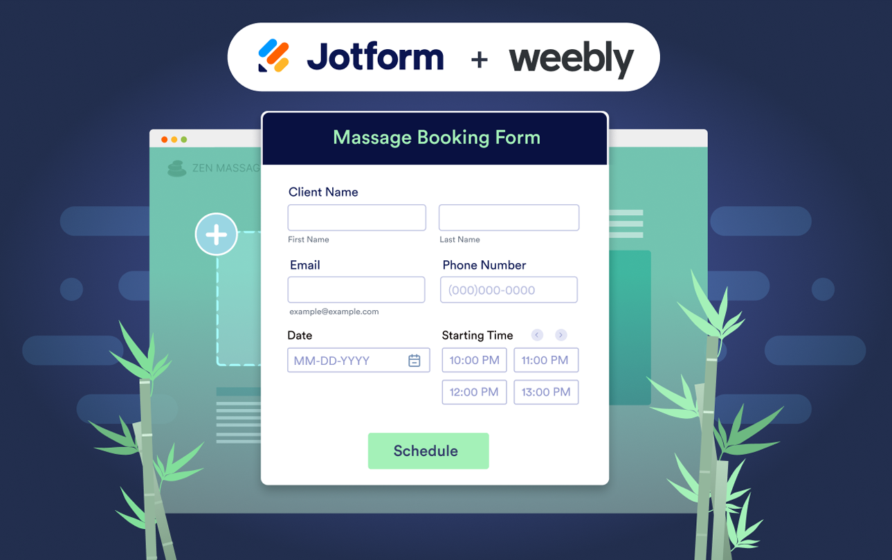 Weebly Integration Screenshot 1