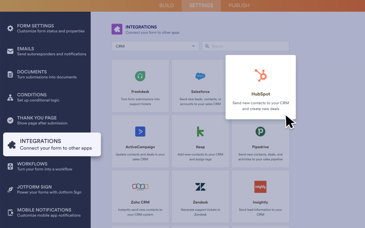 HubSpot Integration Screenshot 2
