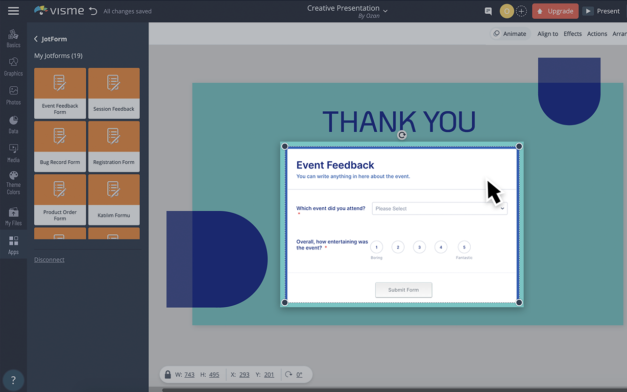  Visme Integration Screenshot 4