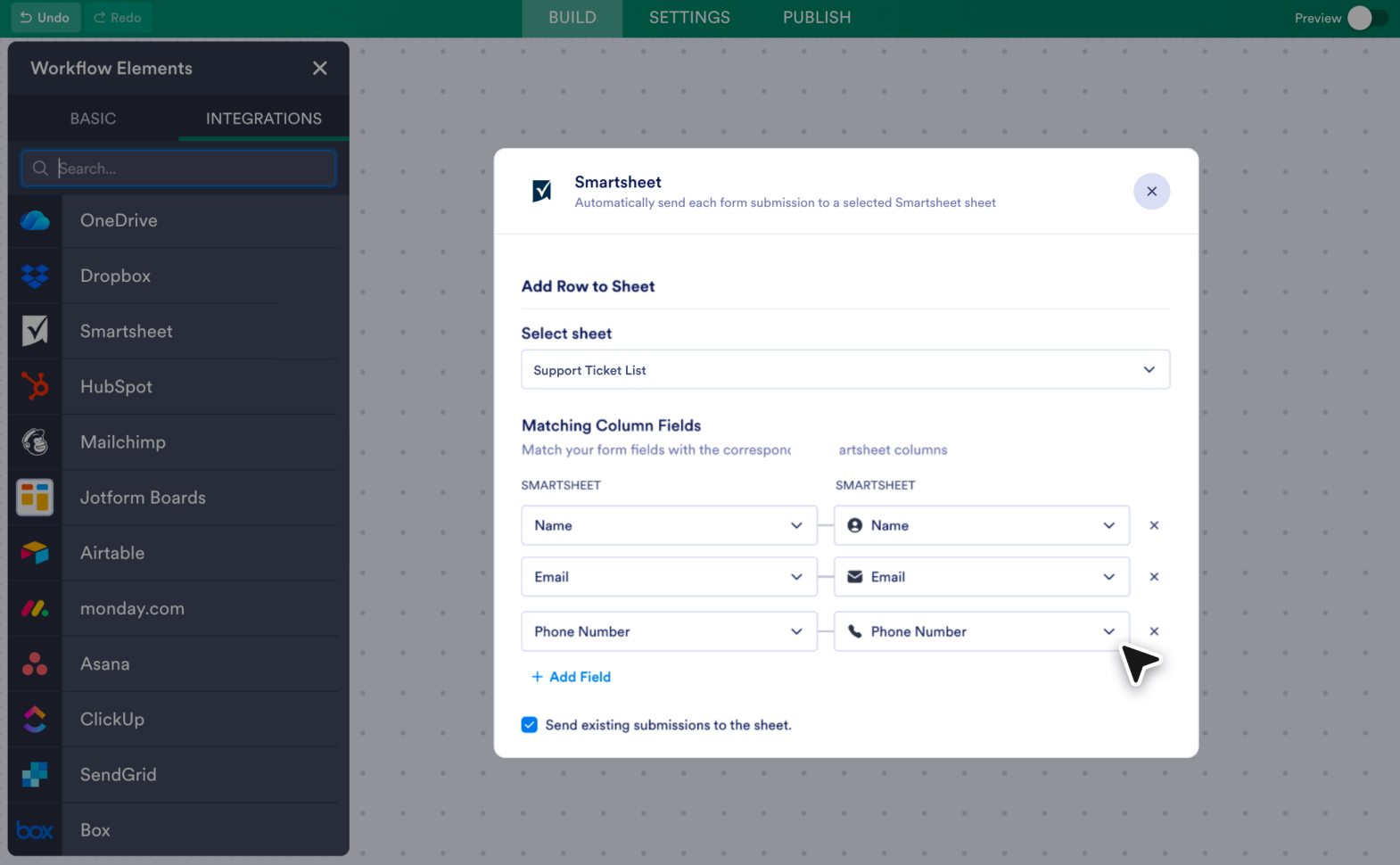 Smartsheet Screenshot 2