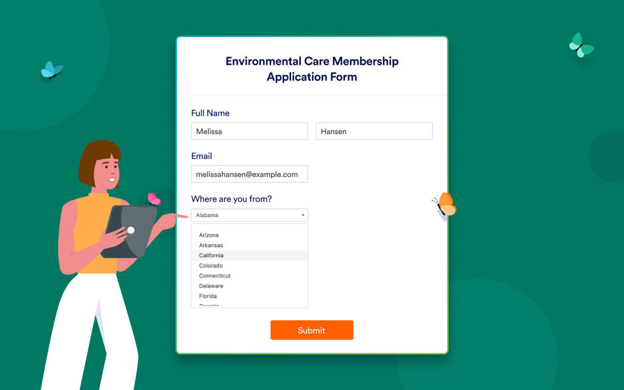 US State Picker Screenshot 1