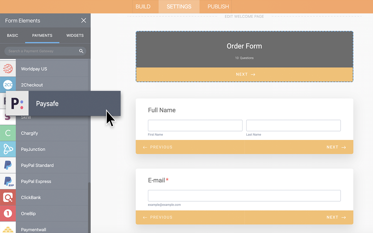 Paysafe Integration Screenshot 2