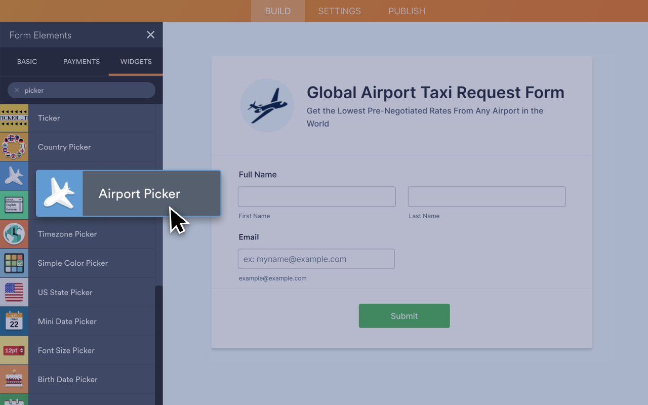 Airport Picker Screenshot 2