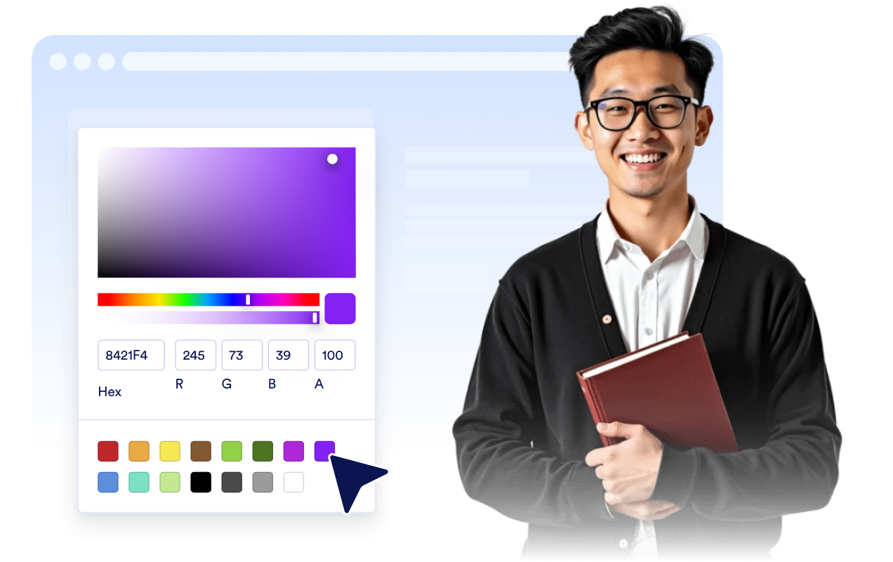 Control the stage layout and theme