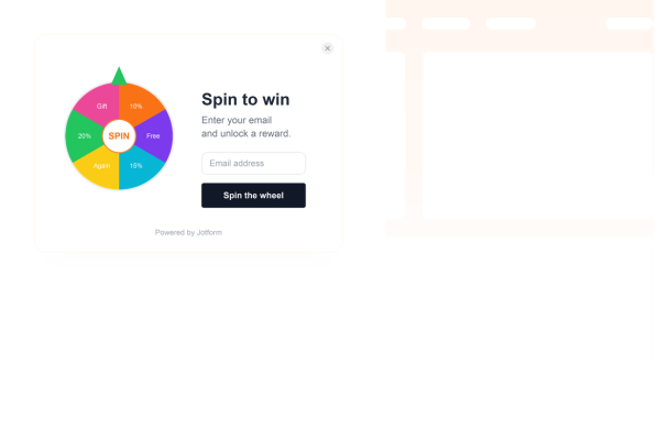 Spinning Wheel Widget Features for Websites