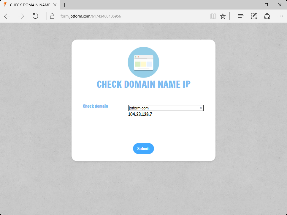 Check Domain Name IP Screenshot 2