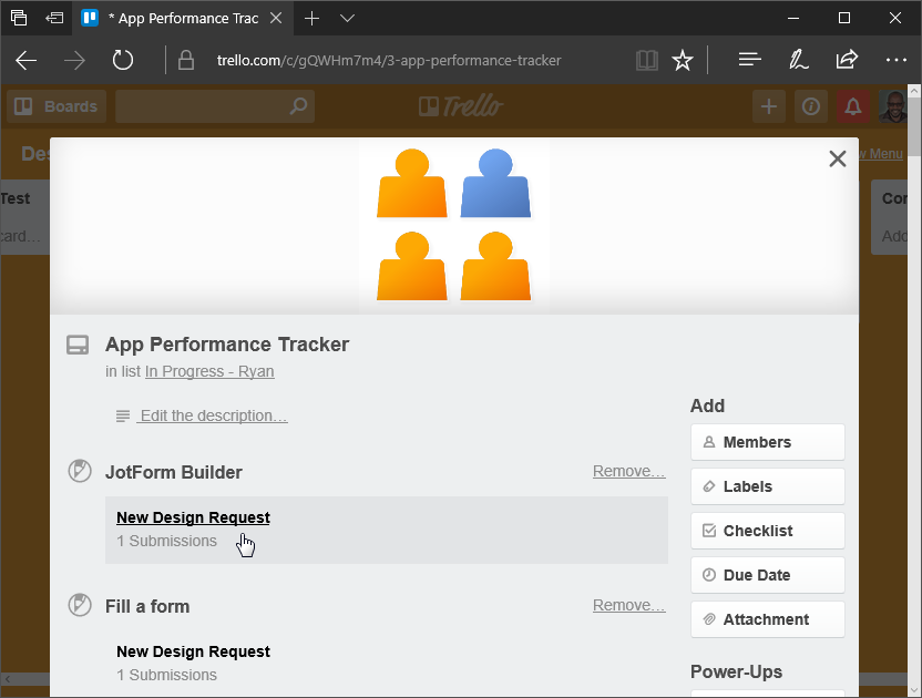 Trello Power Up Screenshot 2