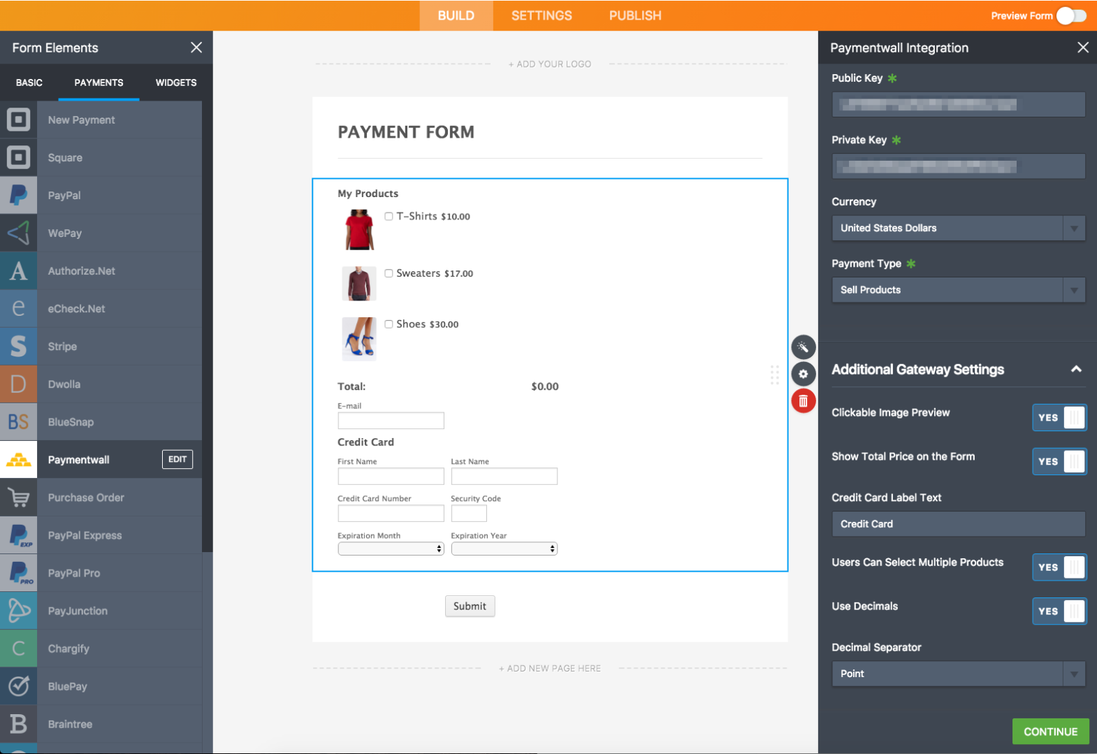 Paymentwall Integration Screenshot 2