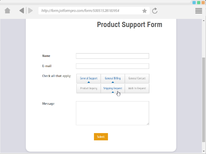 Button Checkboxes Screenshot 4