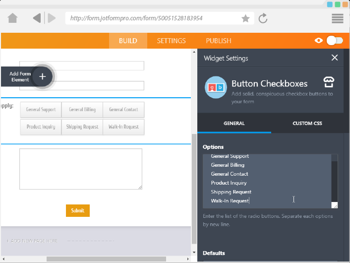 Button Checkboxes Screenshot 6