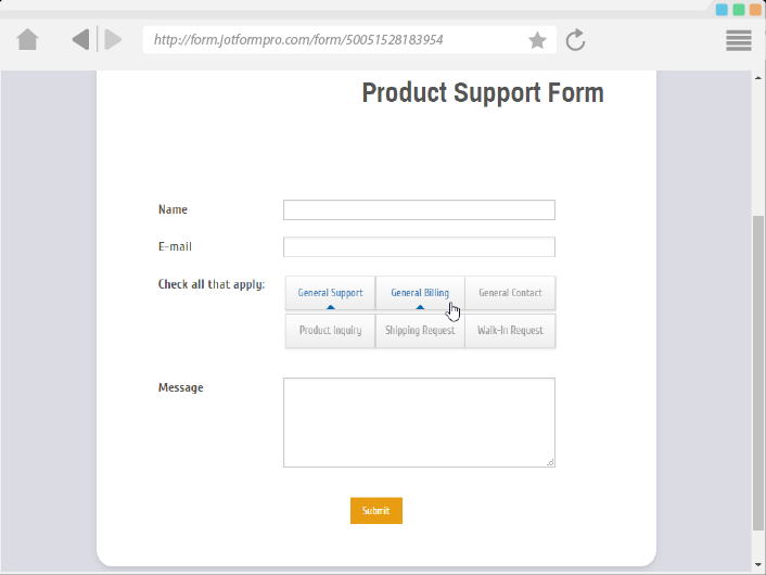 Button Checkboxes Screenshot 3