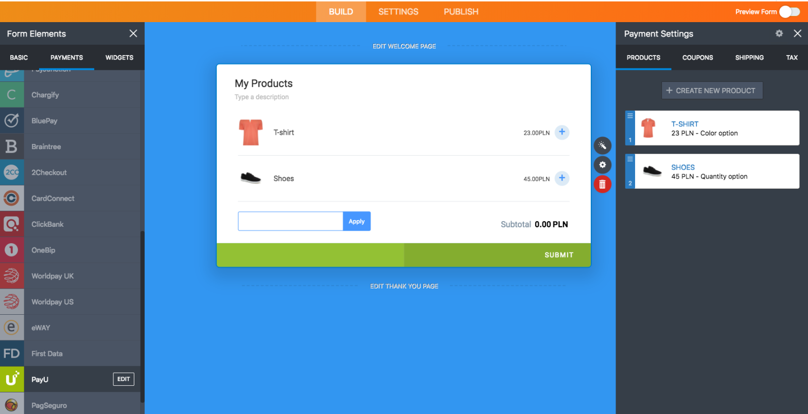 PayU Integration Screenshot 1