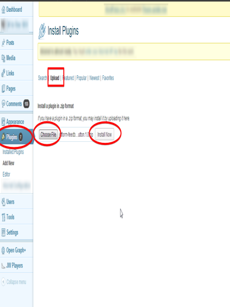 Wordpress Feedback Button Screenshot 2