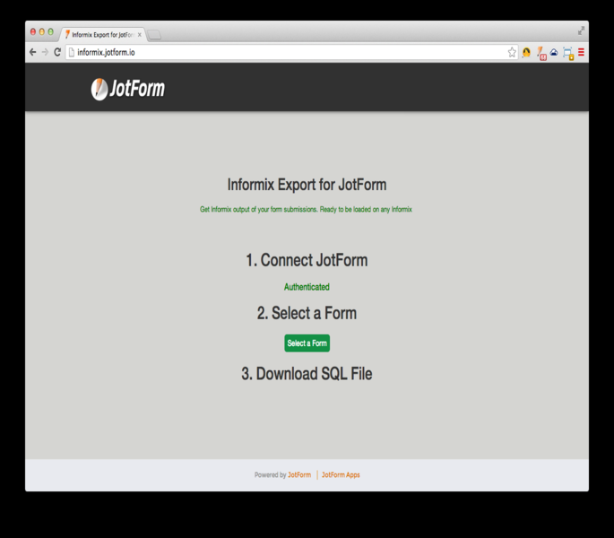 IBM Informix Export Screenshot 4
