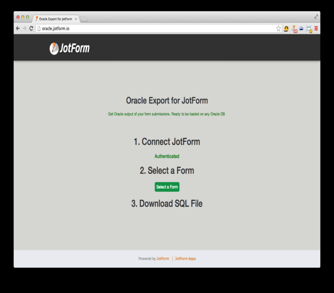 Oracle Export Screenshot 4
