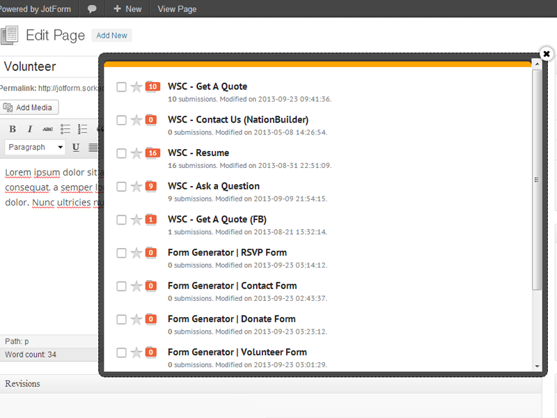 Form Generator for WordPress Screenshot 8
