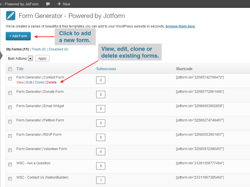 Form Generator for WordPress Screenshot 4
