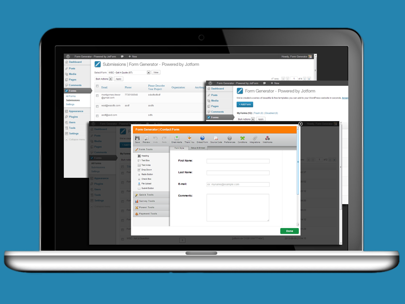 Form Generator for WordPress Screenshot 1