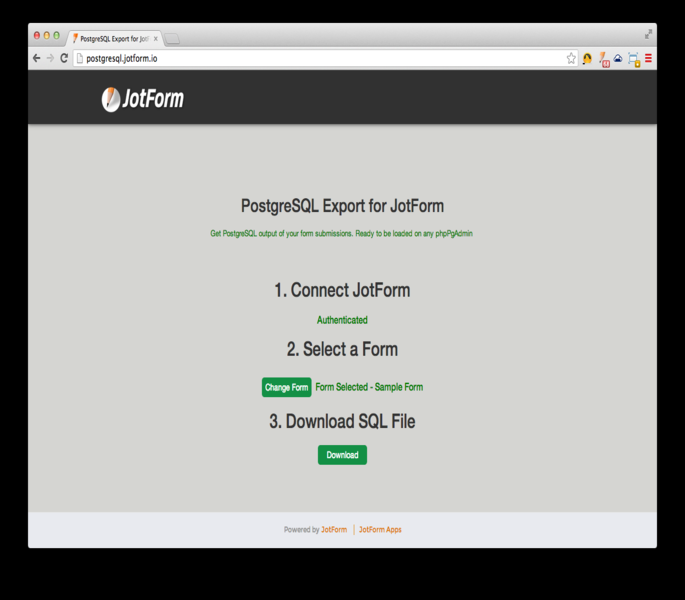 PostgreSQL Export Screenshot 6