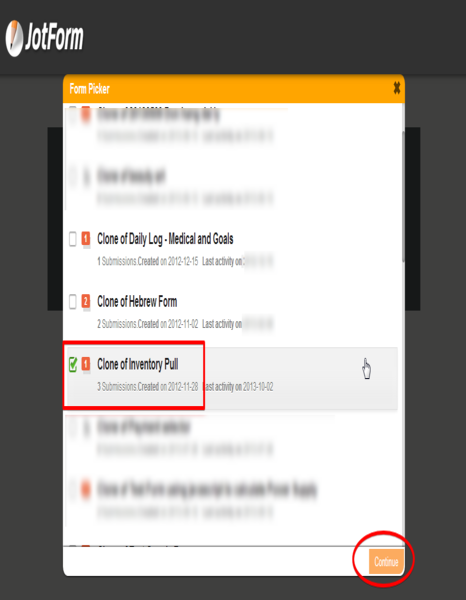 Import Data Screenshot 2