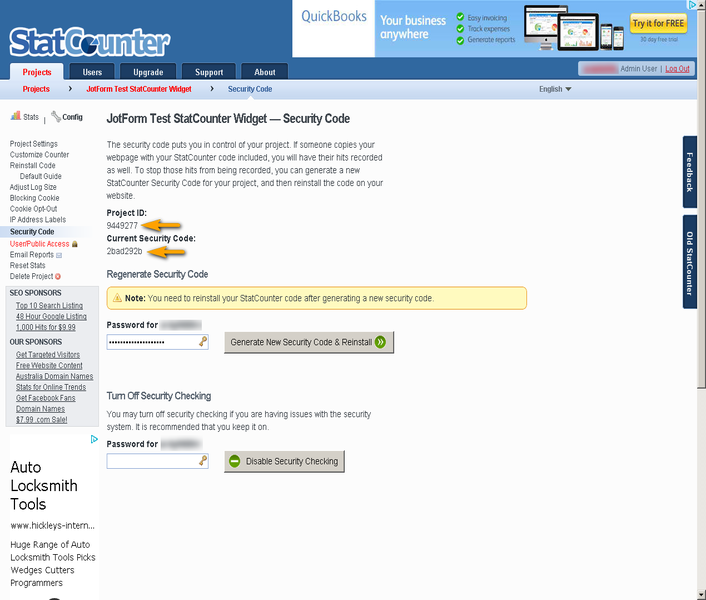 StatCounter Screenshot 4