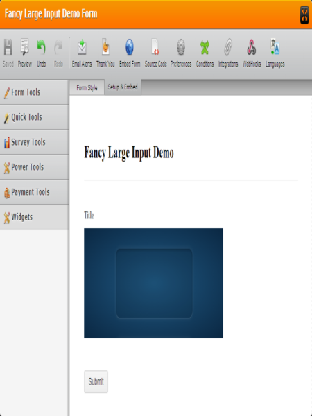 Fancy Large Input Screenshot 1
