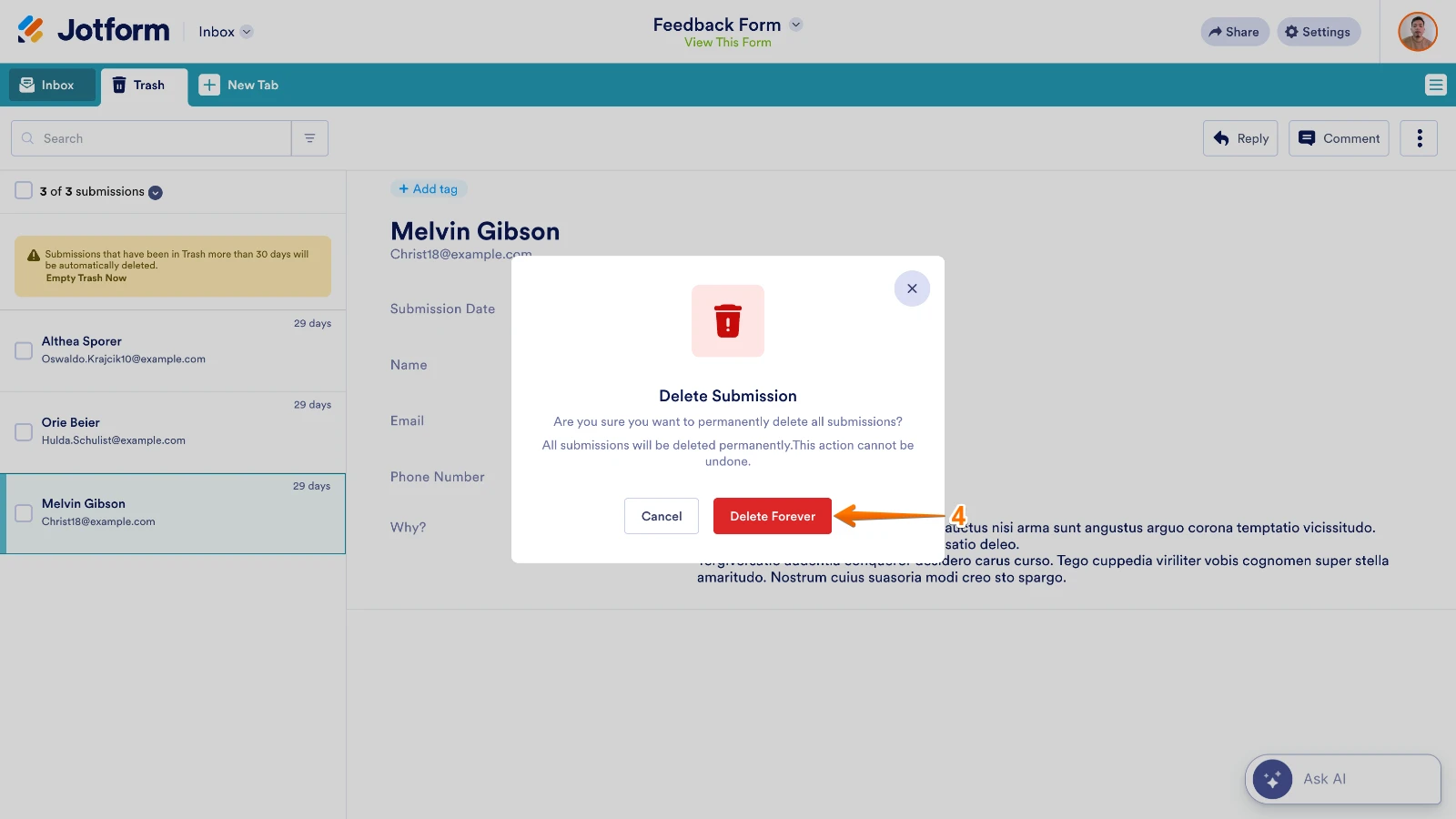 Papelera de informes enviados Image 3 Screenshot 62