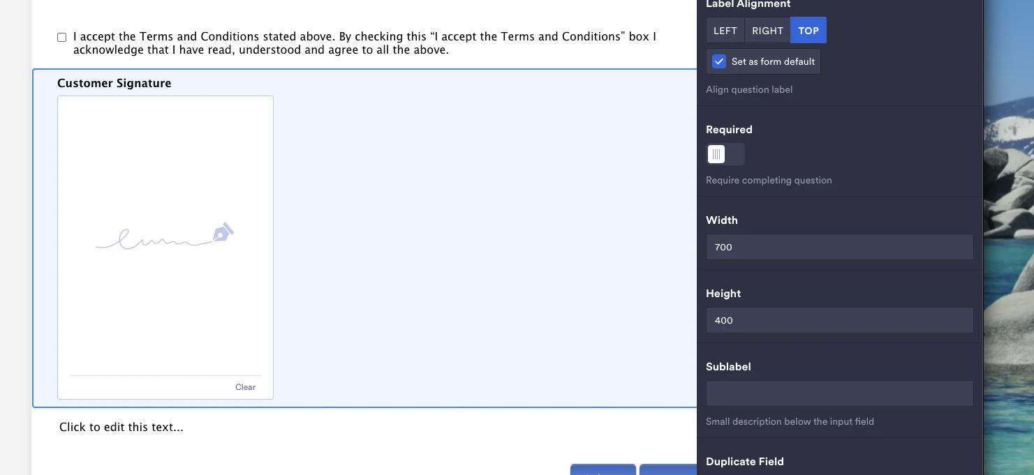 
Signature Element: Signature box size not adjusting despite width/height settings
Image-1