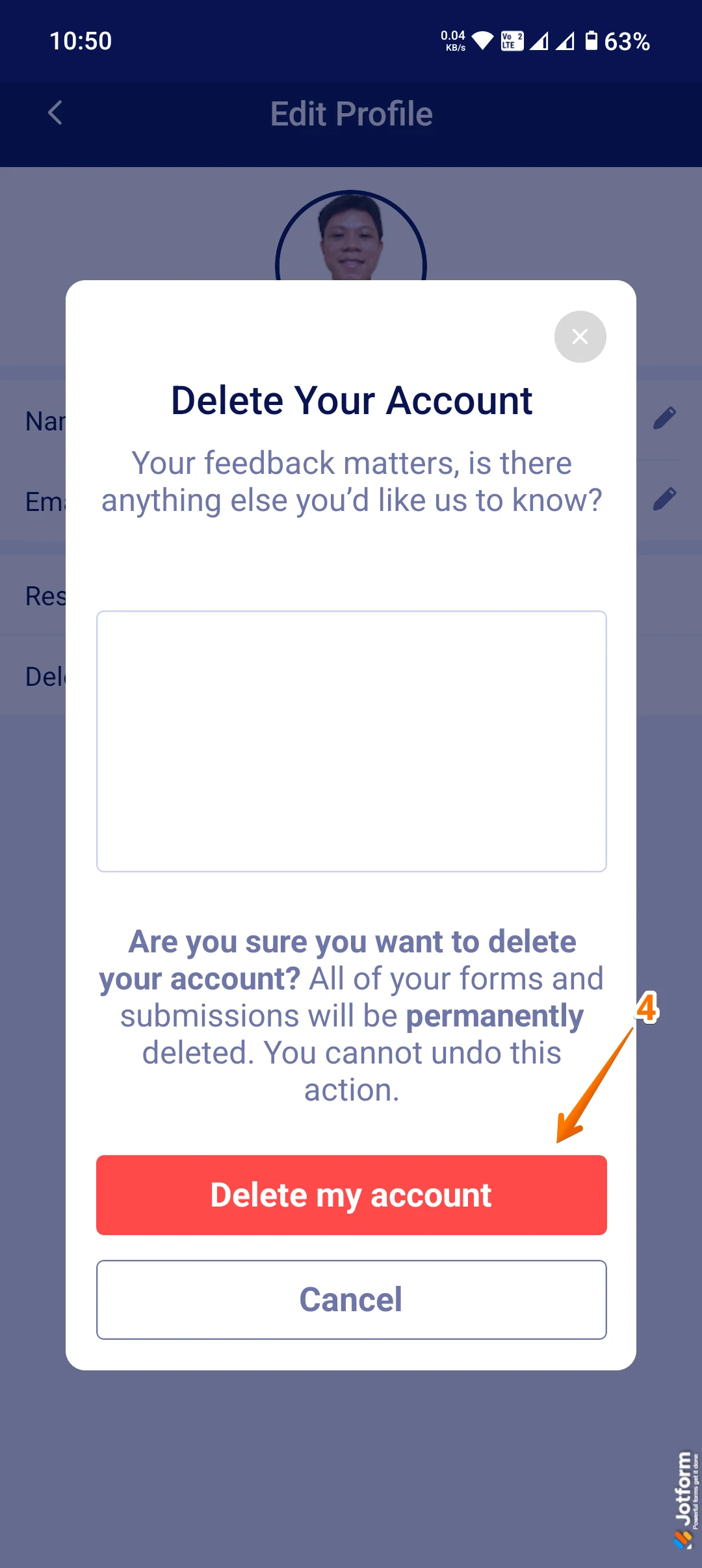 Hesap Kapatma Sorunu Image 4 Screenshot 83