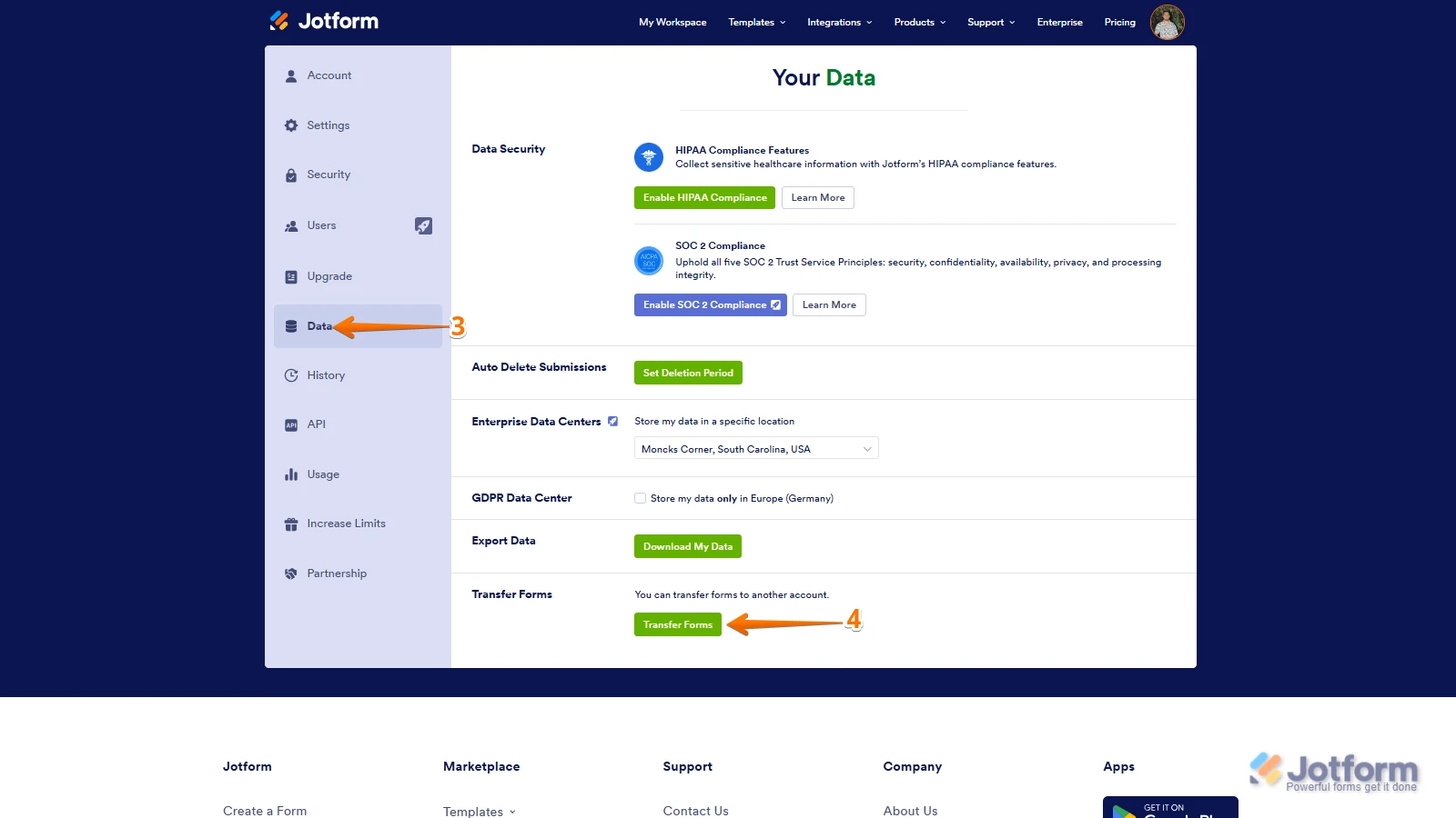 Jotformのフォームのオーナーチェンジ Image 2 Screenshot 101